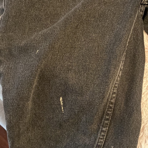 We the Free by FREE PEOPLE Dakota Straight Leg Pitch Black Denim Jeans Size 27 - Picture 7 of 8